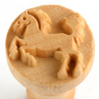 MKM Rearing Horse 2.5cm wood stamp